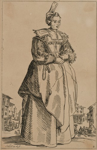 Nach callot portrait - nach, (*1592),