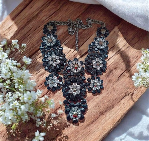Kette barock strass - ,