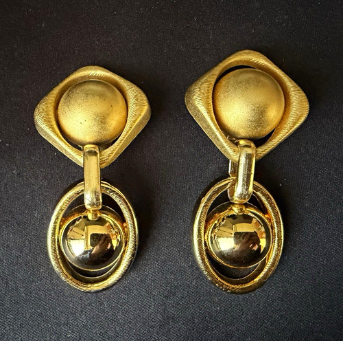 Vintage ohrclips made - ohrclips,