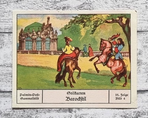 Barockstil stilkarten pferde - barockstil,