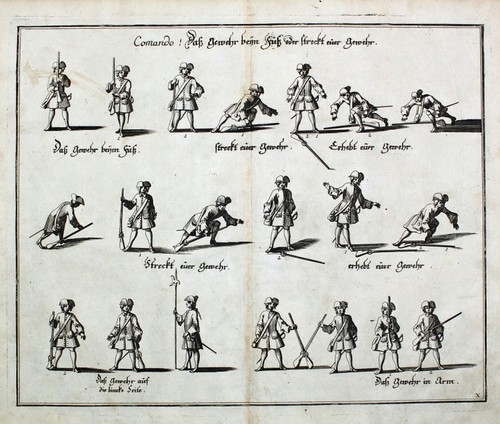 Barock militär exerzieren - militär,