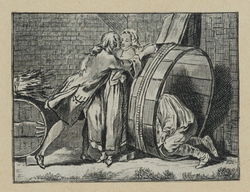Verliebte tonne - an,