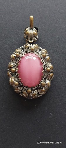 Vintage anhänger rosa - vintage,