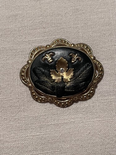 Vintage brosche barock - brosche,