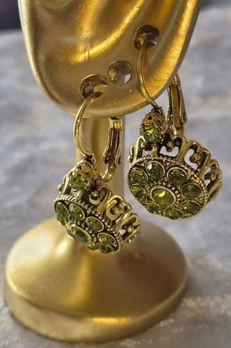 Straß ohrschmuck brisur grün - brisur,